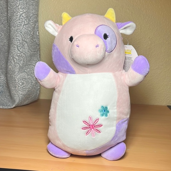 Squishmallows Other - Patty the Cow 14” NWT Hugmees Squishmallows Kellytoy